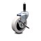 Service Caster 3 Inch Thermoplastic Rubber Wheel 7/8 Inch Expanding Stem Caster with Brake SCC-EX05S310-TPRS-SLB-78 - alternate 2